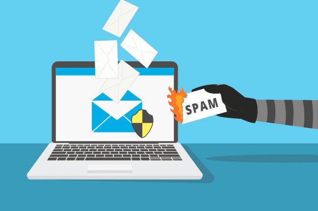 Por que meu e-mail fica cheio de spam?