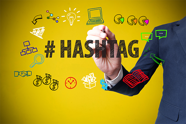 como usar hashtag nas redes sociais