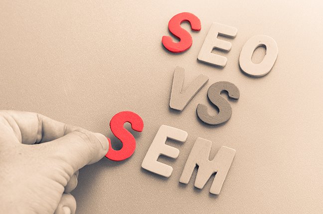 Diferença entre SEO e SEM Diferença entre SEO e SEM